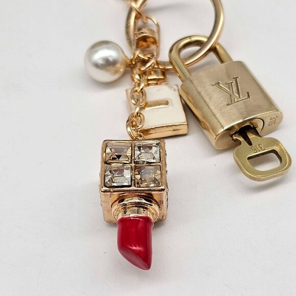 Authentic Louis Vuitton Lock & Key with unbranded Bagcharm, Keycharm, Keychain - Picture 6 of 9